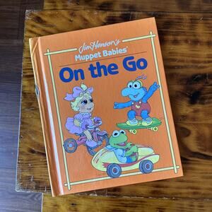 Vintage 1992 Jim Henson's The Muppets Muppet Babies On The Go Hardcover Book